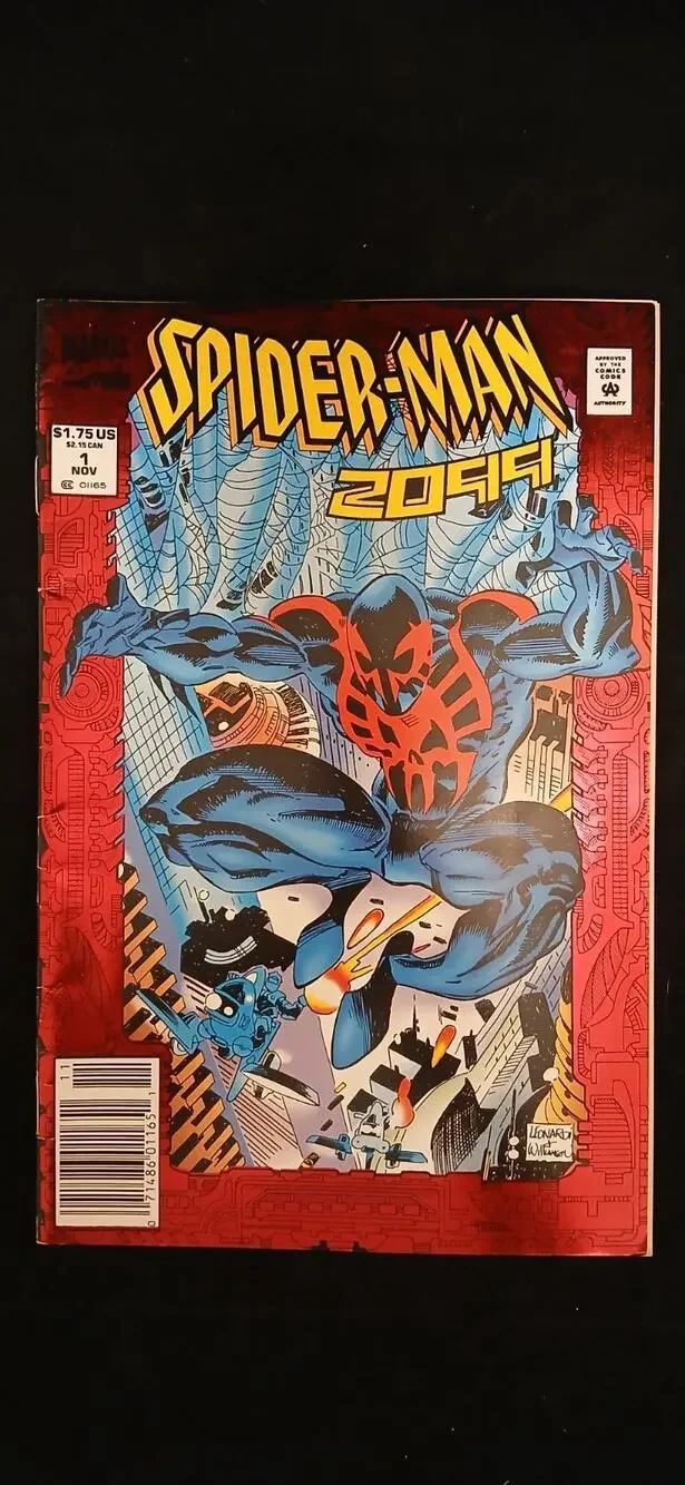 Spider-Man 2099 #1 1992 Newstand Foil Cover High Grade